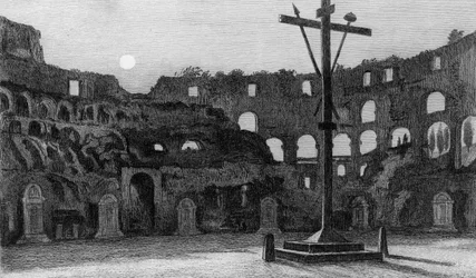 The Colosseum by Moonlight